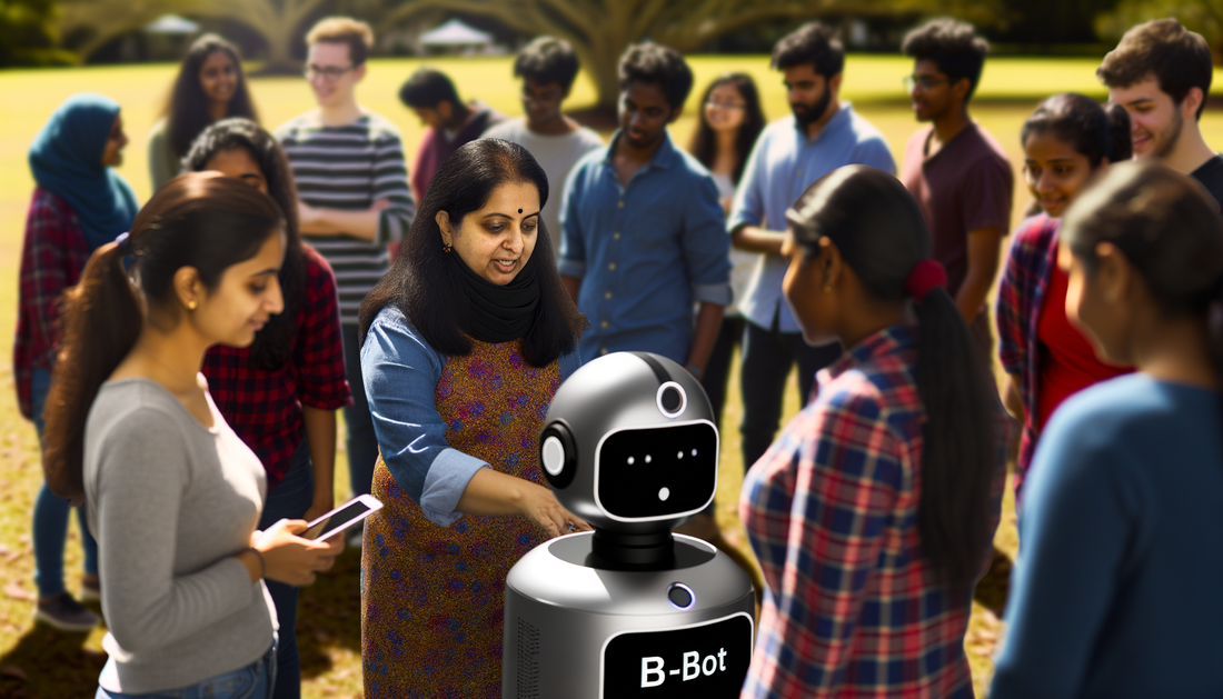 Empowering Community Engagement: How Sarah Uses B-Bot to Connect and Inspire